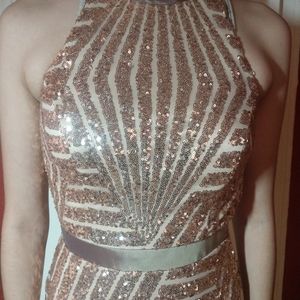 Prom Taupe Dress size 4